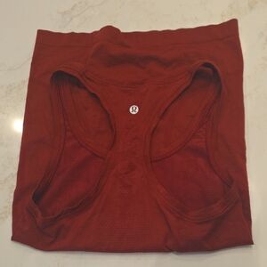 lululemon athletica Red Tank Top